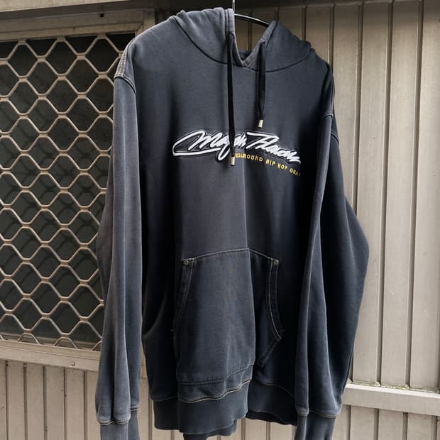 Majah Flavah washed embroidered hood