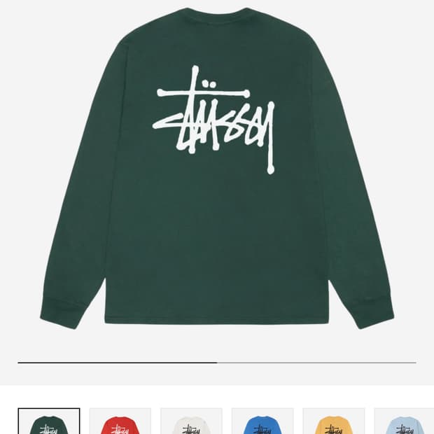 Stussy Basic 2023 스투시 롱슬리브 M