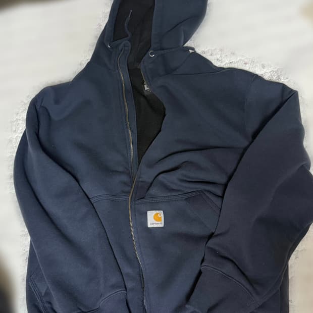 칼하트 네이비 후드집업
