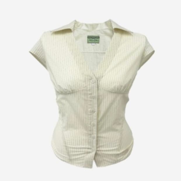 S) 플리즈노팔로우 클로이 셔츠탑