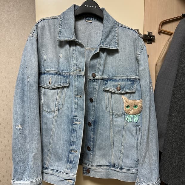 구찌 데님 자켓 42