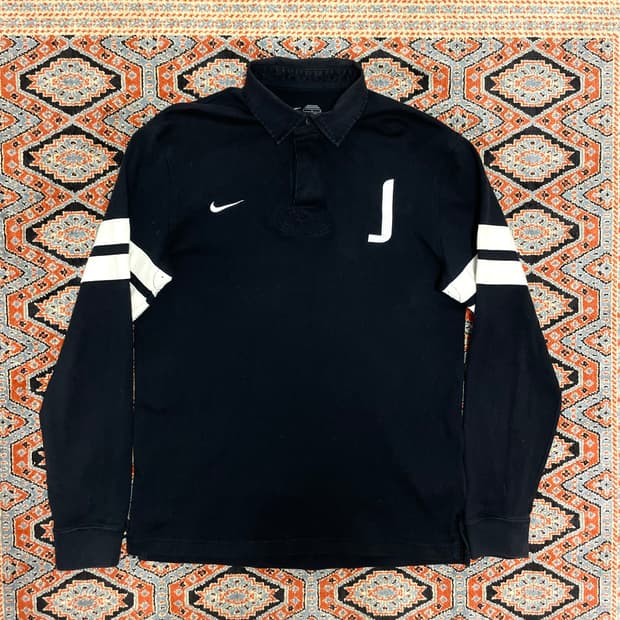 나이키 블랙 올드스쿨 카라티셔츠 남성L 