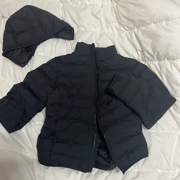 유니클로 퍼프테크 경량패딩 kids160