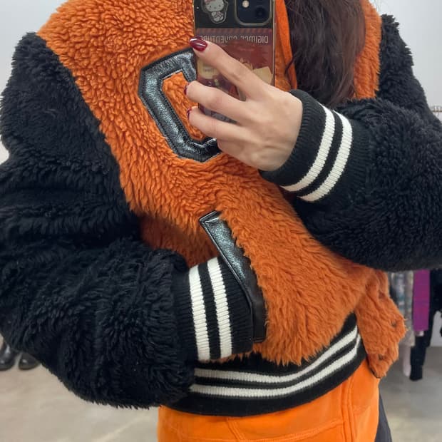 Diesel 바시티 양털 자켓