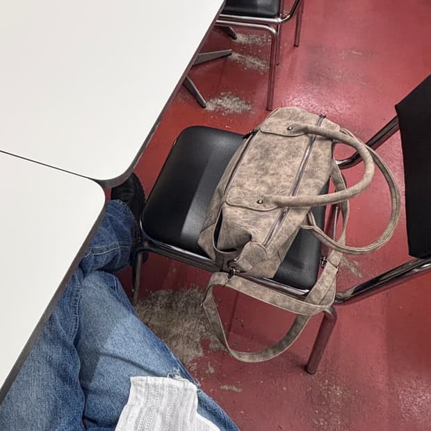 블랙업 다빈스 빈티지 레더 숄더백 