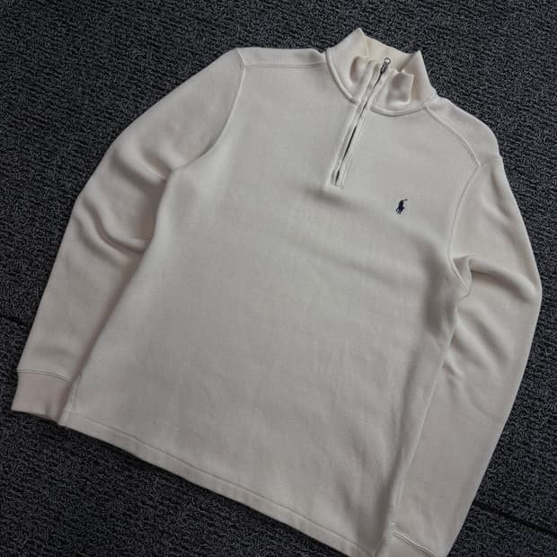 폴로 랄프로렌 포니 로고 미니멀 하프집업 니트 1539