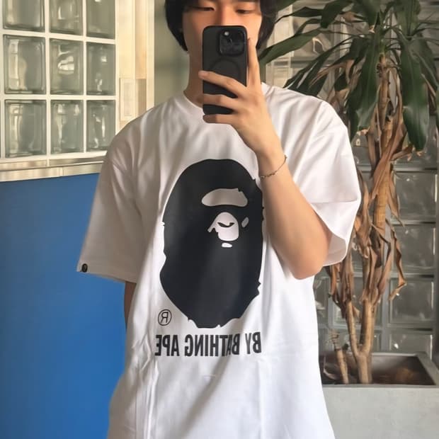 [2xl] 베이프 반팔티 화이트