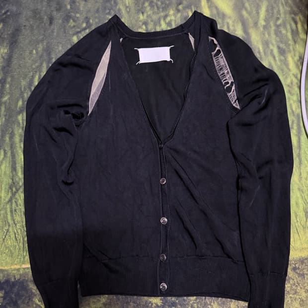 마르지엘라 블랭크탭 비스코스 가디건