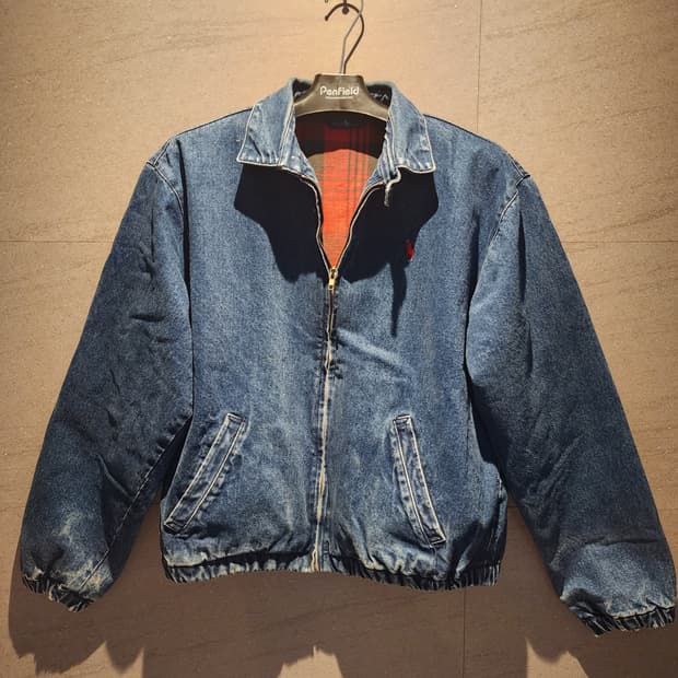 90's Polo Ralph Lauren 플란넬 체크 스윙탑 자켓