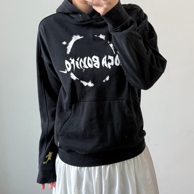 [M] 나이키 피그먼트 블랙 후드티