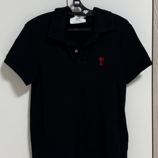 아미 하트로고 카라 반팔 [XS]