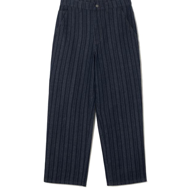 [L] 테켓 히든 스트라이프 팬츠 인디고