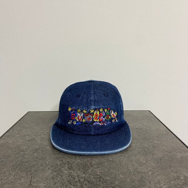 (OS) 슈프림 6패널 볼캡 모자 프렌즈 데님