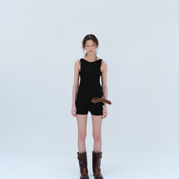Repos REVERSE PAPER KNIT BK