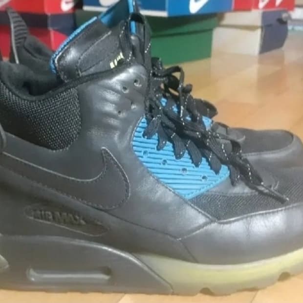 에어맥스90 스니커부츠 아이스