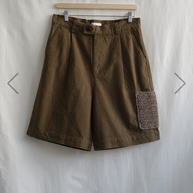 seasalt Hand knitting pocket shorts 