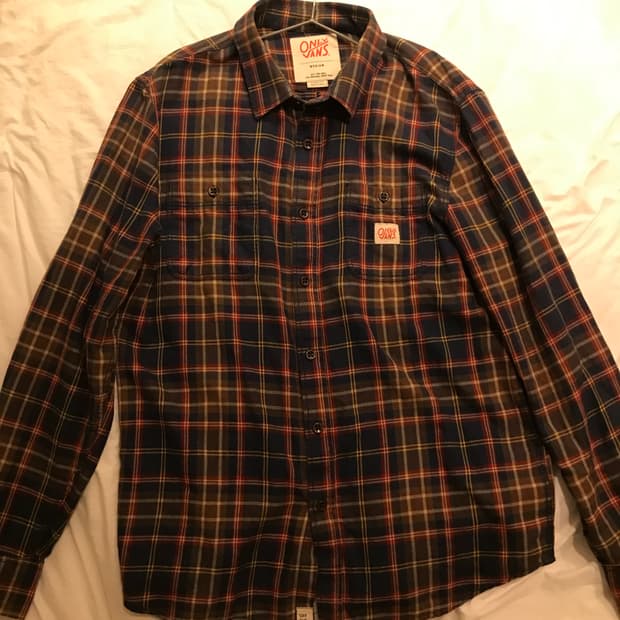 빈티지 반스 체크셔츠 