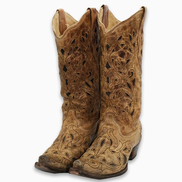 코랄(CORRAL) 웨스턴 레더 부츠 6.5(235)사이즈 BT23503