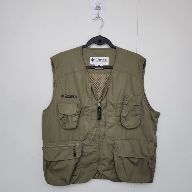 [컬럼비아] 105 남 등산조끼 낚시조끼