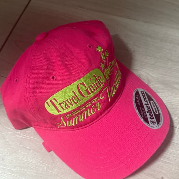 테켓 볼캡 핑크