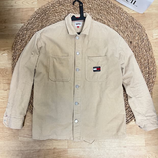 (오버핏 L) 타미 코듀로이 베이지 