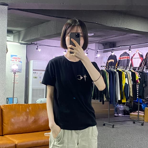 떠그클럽 메탈릭 베이직 쇼츠슬리브 B4631