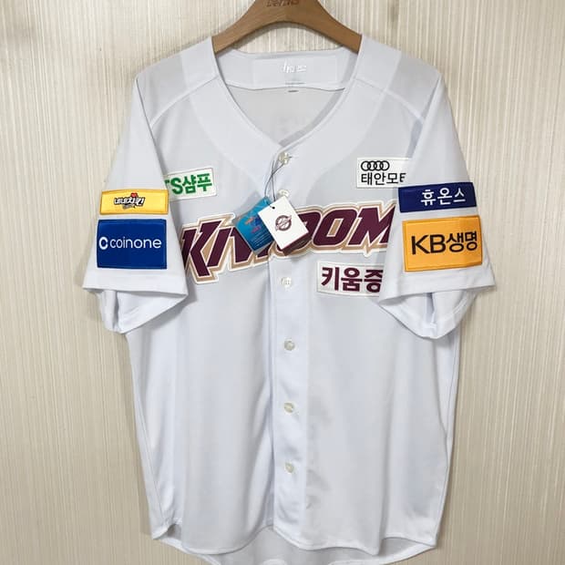 KBO 19시즌 키움히어로즈 홈유니폼/져지 XL(105) #52 박병호