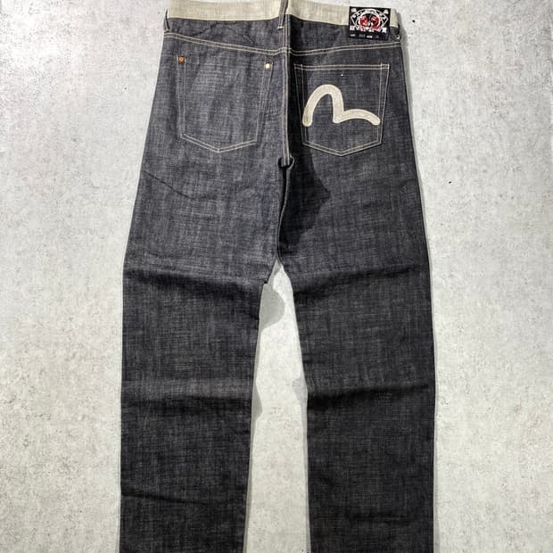 [34] Evisu 에비수 재팬 리버서블 리지드 데님팬츠