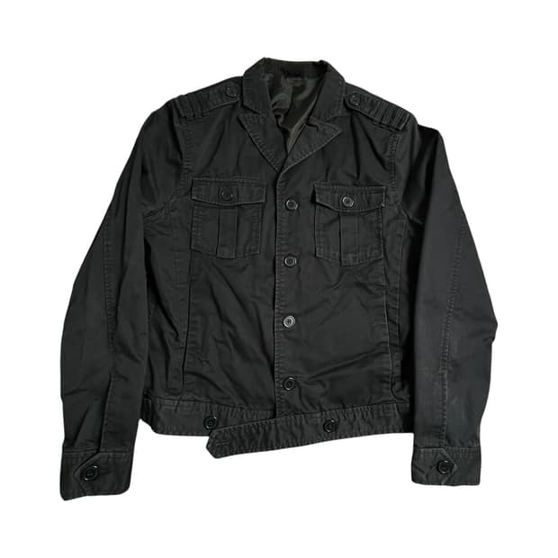 H&M 퍼플탭 밀리터리 자켓