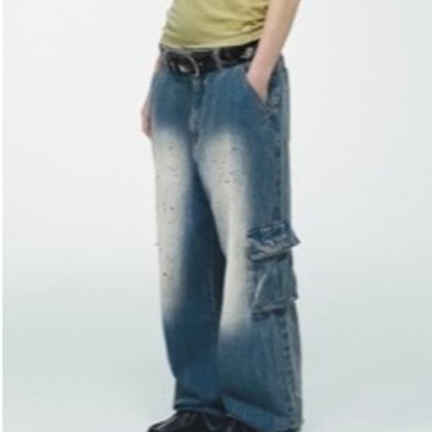 스컬프터 acid cargo jogger pants brushed 