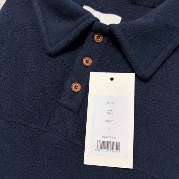 [2] 퍼렌 카라 플리스 네이비