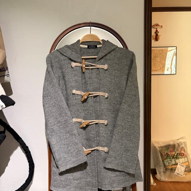 꼼데가르송 트리콧 더플 가디건