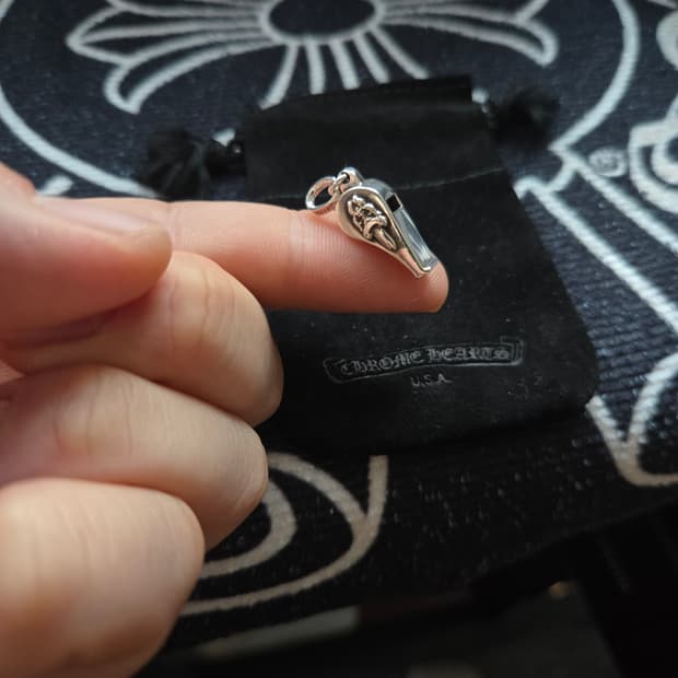 크롬하츠 대거 휘슬 펜던트×크롬하츠 볼체인