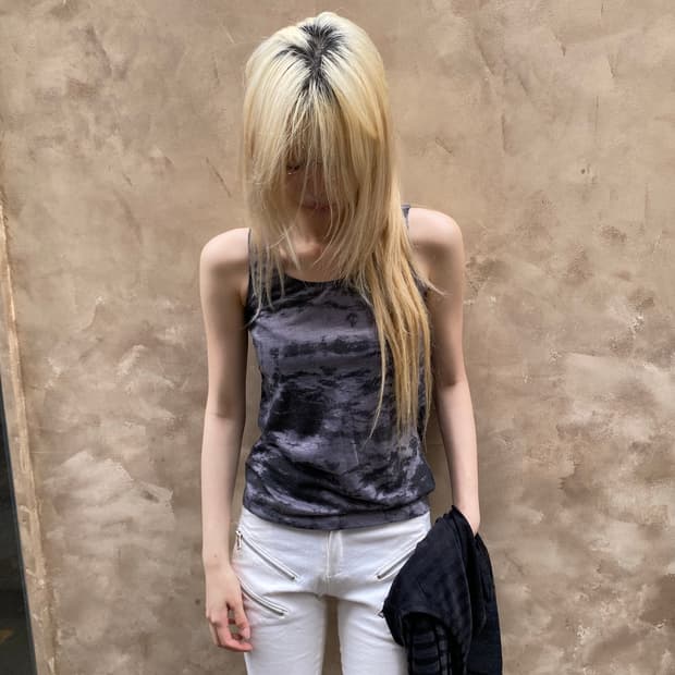 Foggy Tie dye Sleeveless