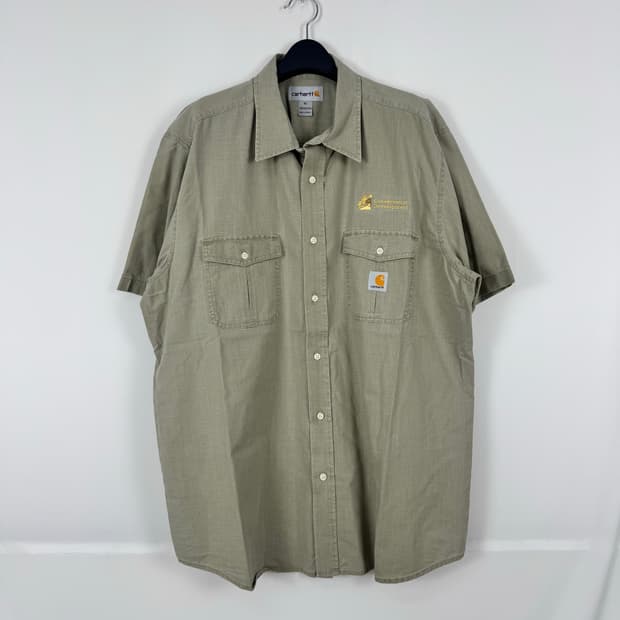 b4) 칼하트 워크 반팔 셔츠