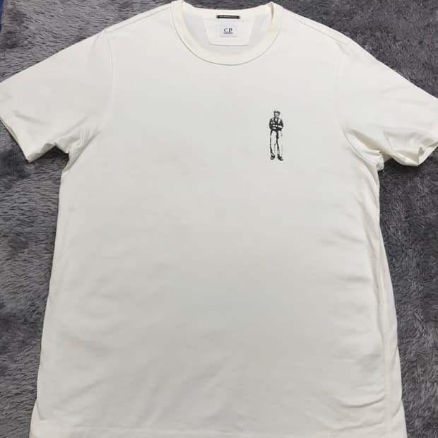 [[2XL] CP컴퍼니 세일러 프린팅 반팔티셔츠@354