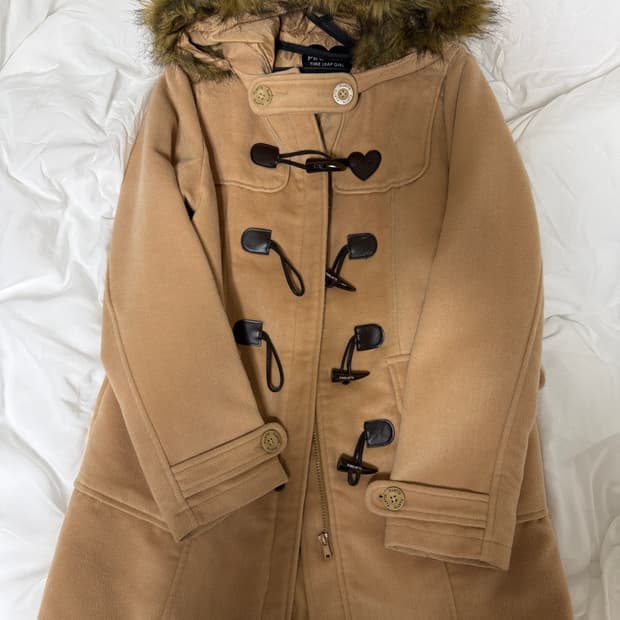 일본 빈티지 갸루 떡볶이 코트 