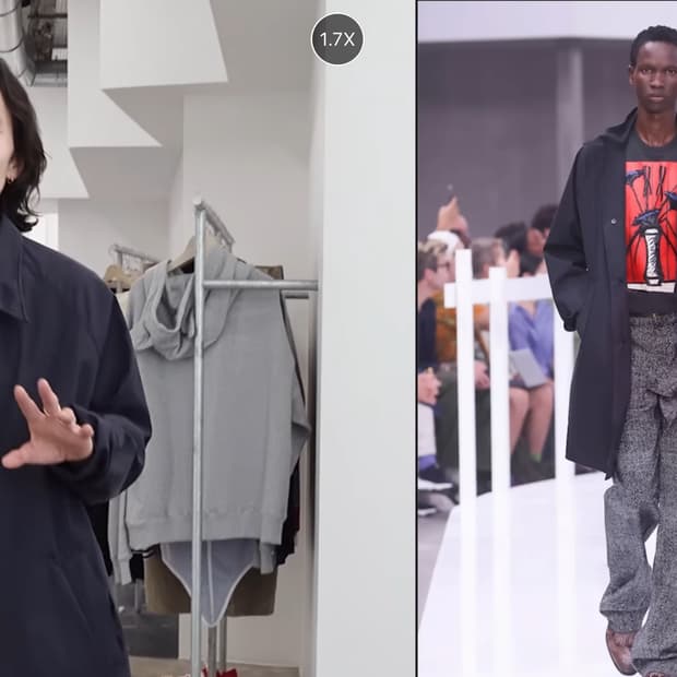 (봉태규 착용) 프라다 코트 