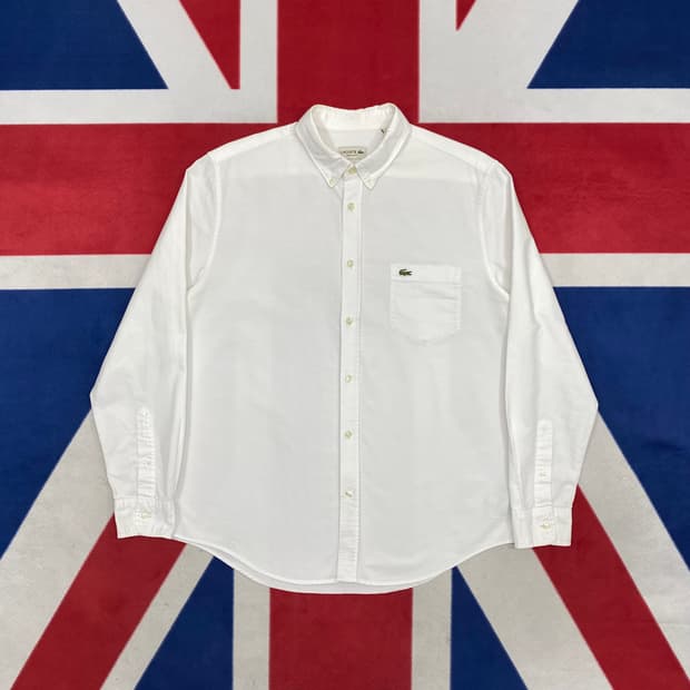 라코스테 화이트 셔츠 105