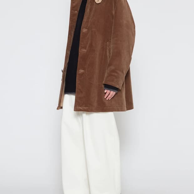 2사이즈) 피그벨 KHAKI 코듀로이 코트