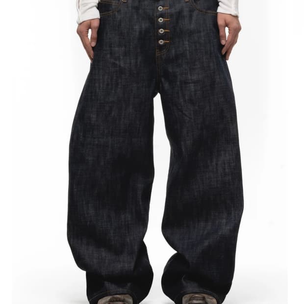 NO/FAITH STUDIOS Japanese loose fit BLUE
