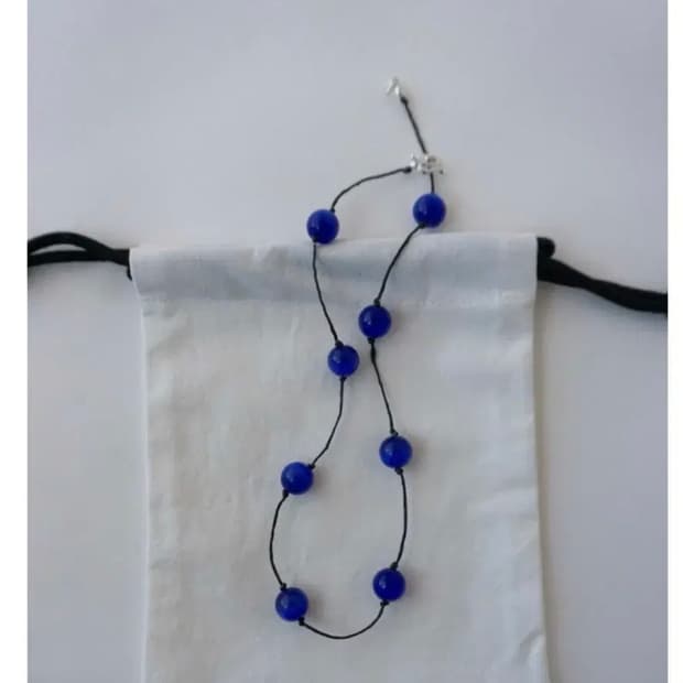 pkby blue dots necklace 목걸이