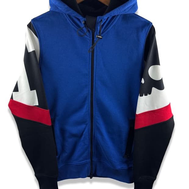 하이드로겐 스컬 그래픽 후드집업2851