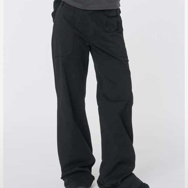 미세키서울 미니 포켓 버튼 팬츠