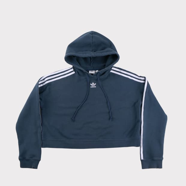 [여성 XS] 아디다스 크롭 후디