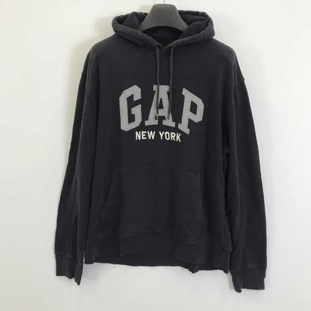 GAP 갭 뉴욕 자수 후드티셔츠 [XL]