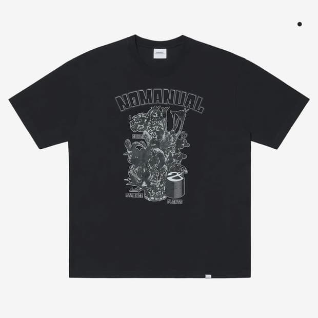 S.P T-SHIRT - BLACK M 노매뉴얼