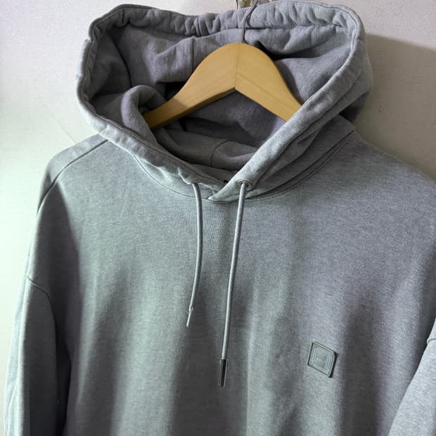 솔리드옴므 백로고 그레이 후드티셔츠 48 (105)