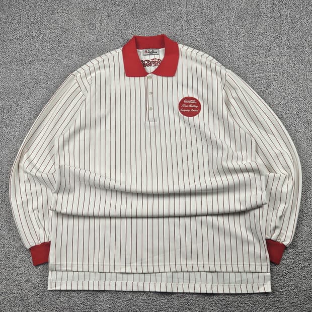 SL OUTDOOR 코카콜라 스트라이프 PK 티셔츠 (4XL)/10266