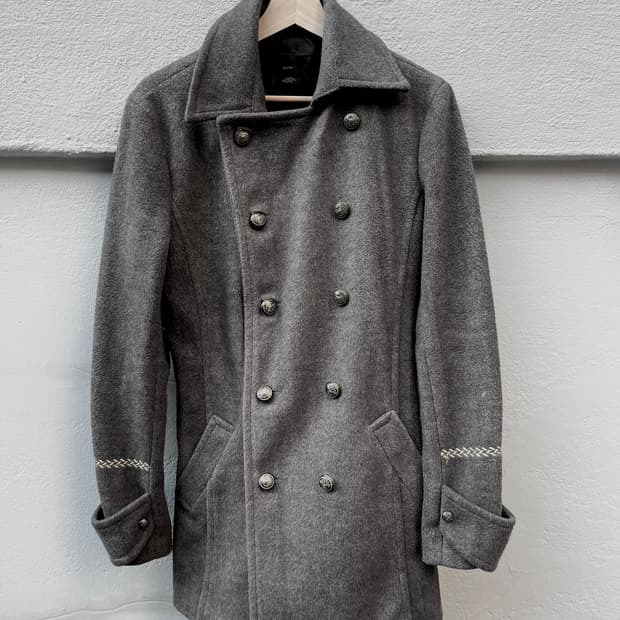 Edition 더블버튼 하프코트